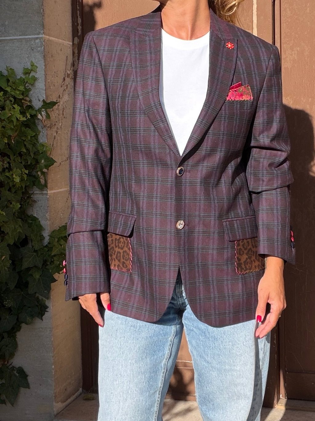 Veste bordeaux