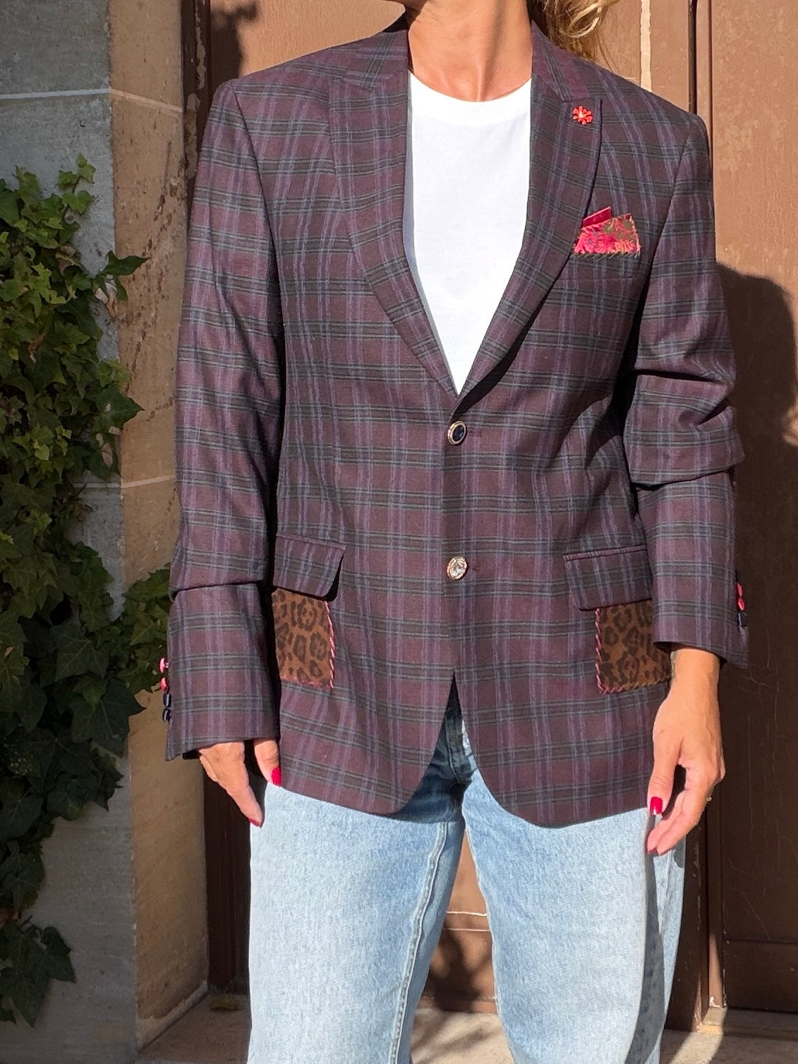 Veste bordeaux