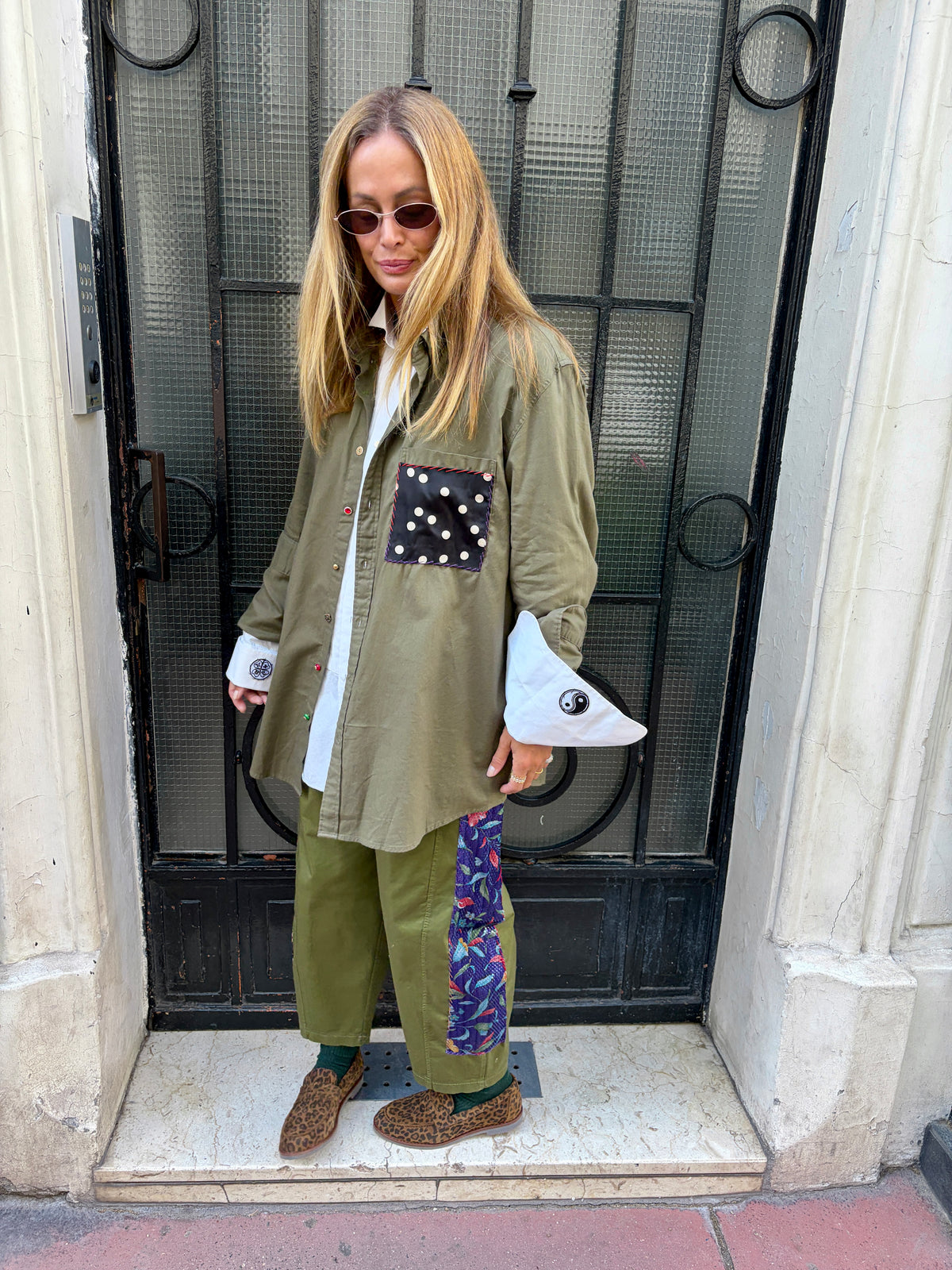 Veste kaki pois